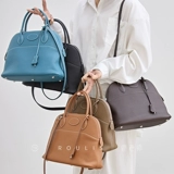 Мастерство г-на Лу｜Прошитая вручную восковая нить импортная коровья кожа TC Сумка для боулинга Bolide31 Портативная сумка-ракушка на одно плечо