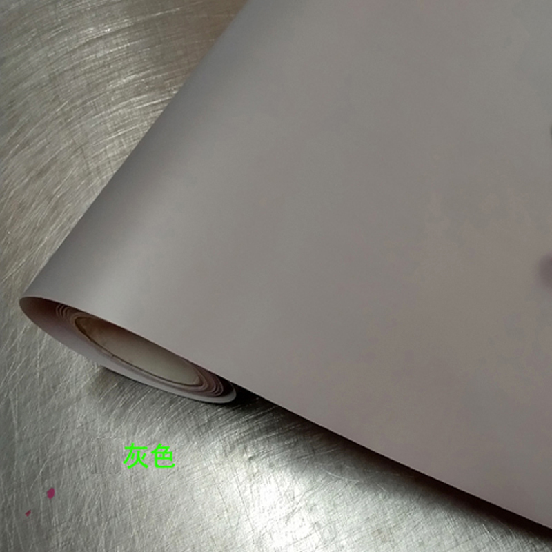 Matt grey waterproof adhesive self-adhesive PVC backgum handmade furniture Stickless Instant Stick