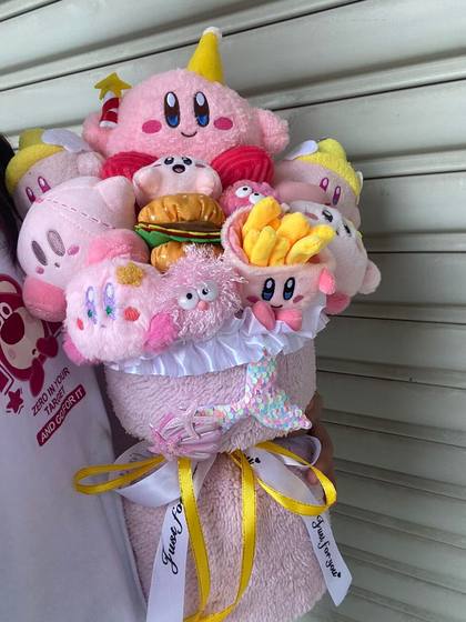Kirby Star Dew Strawberry Bear Kuromi Cartoon Doll Doll Bouquet Valentine's Day Birthday Graduation Gift