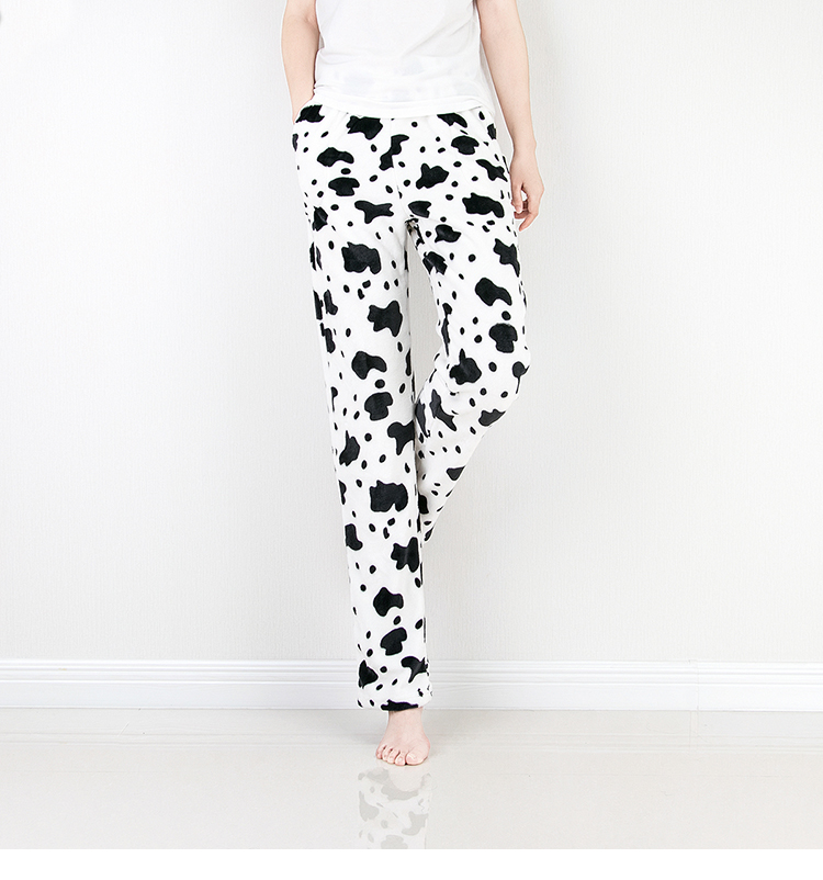 Mùa thu và mùa đông quần pyjama sống cộng với nhung dày ấm áp dịch vụ nhà flannel quần dài kích thước lớn lông cừu mềm quần âu nam