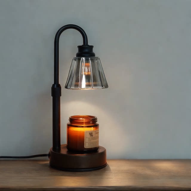 Mini Adjustable Fragrance Wax Melting Lamp, Timed Candle Melting Lamp, Aromatherapy Candle, Bedroom Bedside Table Lamp, Night Light, Ambient Light