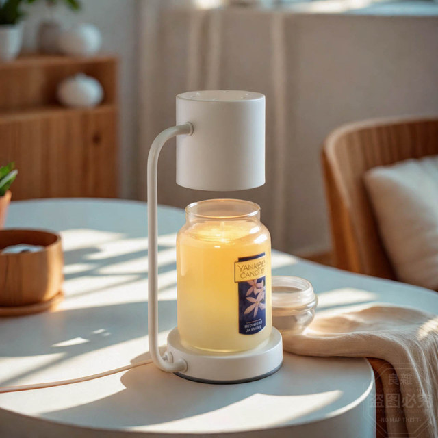 Fragrance wax lamp Nordic fireless scented candle lamp bedside table lamp bedroom atmosphere lamp melt candle lamp night light