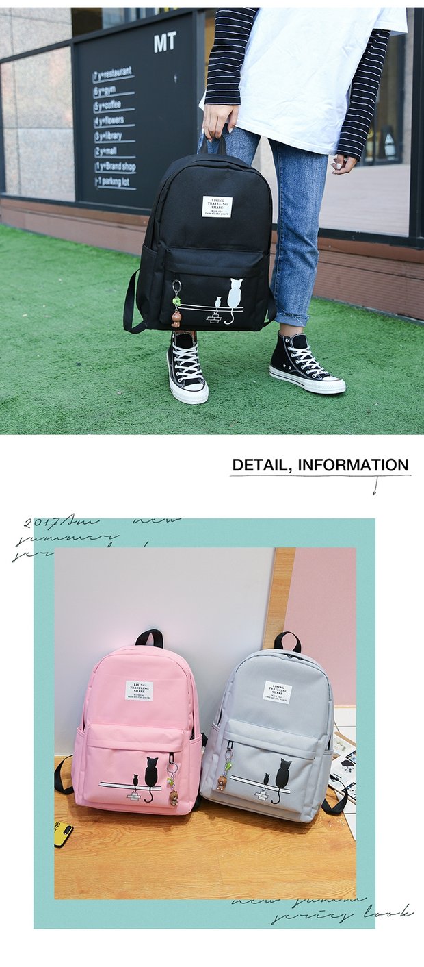 Ins bag nam và nữ Phiên bản Hàn Quốc của học sinh trung học cơ sở ba lô thời trang xu hướng thời trang giới trẻ balo trẻ em mẫu giáo