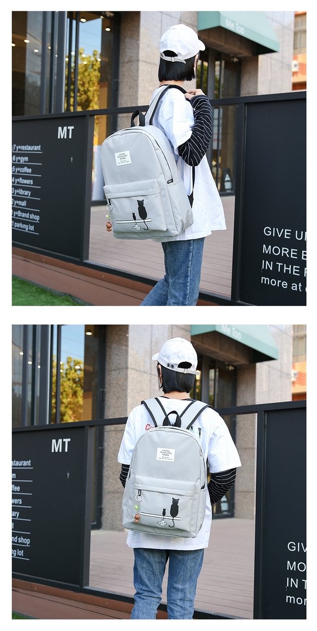Ins bag nam và nữ Phiên bản Hàn Quốc của học sinh trung học cơ sở ba lô thời trang xu hướng thời trang giới trẻ balo trẻ em mẫu giáo