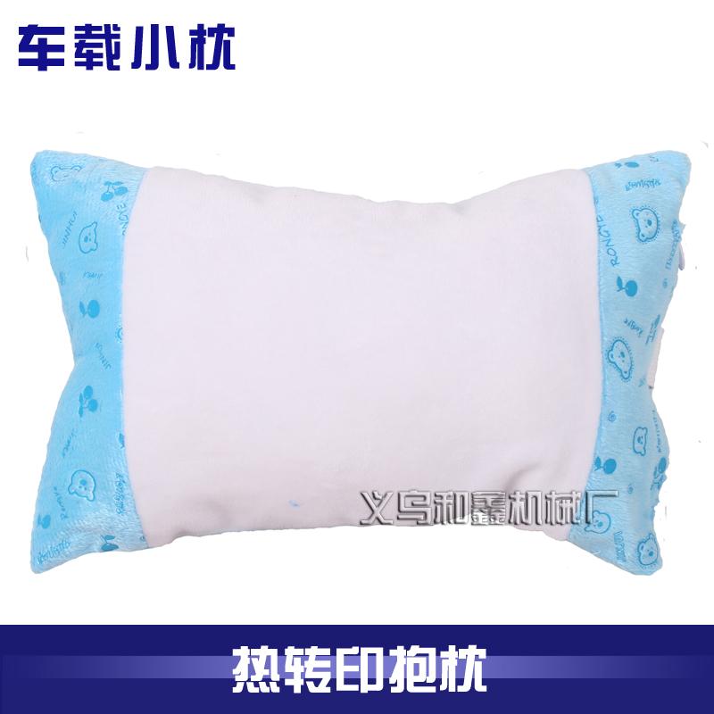 Heat transfer blank car pillow cartoon fashion small headrest car pillow cute car pillow