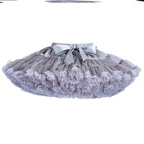 Girls fluffy dress Sweet walking show Birthday Dress Flowers Side Ladies Lotus Leaf Beach Easy Gradient New Product Original Tide