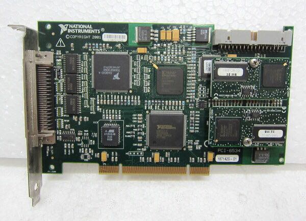 Secondhand NI PCI-6534 high speed 32 parallel digital I O interface for collection and disassembly of original clothes