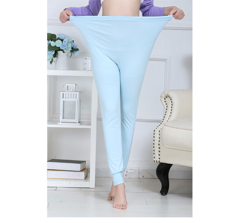 Phụ nữ mang thai Qiuyi Qiuku phù hợp với cho con bú dịch vụ nhà điều dưỡng đồ lót quần cotton XL 200 pounds dòng quần