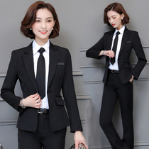 Formal high-end professional suit Womens business formal British autumn and winter womens fashion professional suit Womens top suit formal