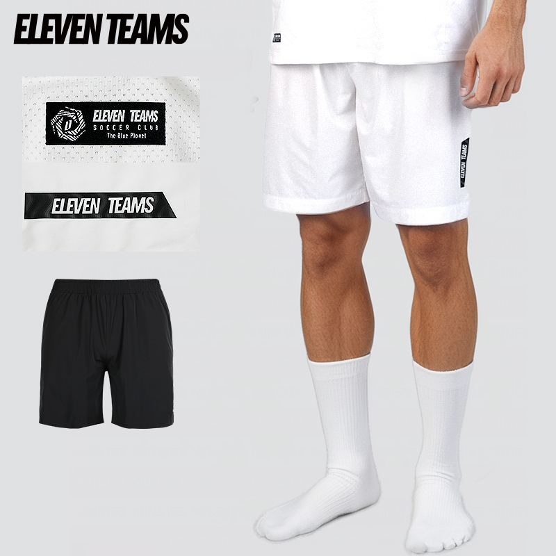 Xiao Li Zi Eleventeams Football Training Team Elastic Woven Shorts with Pockets for Adult Men Xiao Li Zi Eleventeams Football Training Team Elastic Woven Shorts with Pockets for Adult Men