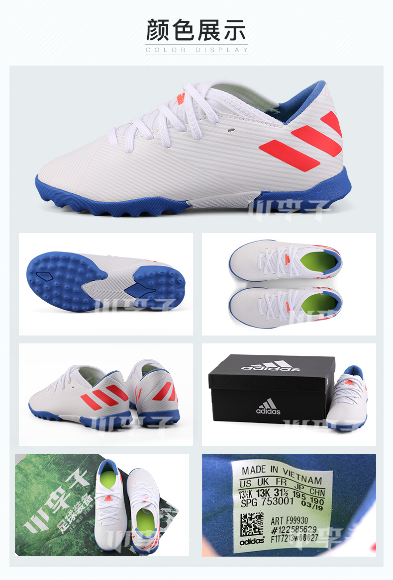 Mận nhỏ: truy cập chính hãng adidas adidas NEMEZIZ TF gãy móng giày bóng đá trẻ em F99930 - Giày bóng đá sneaker nam