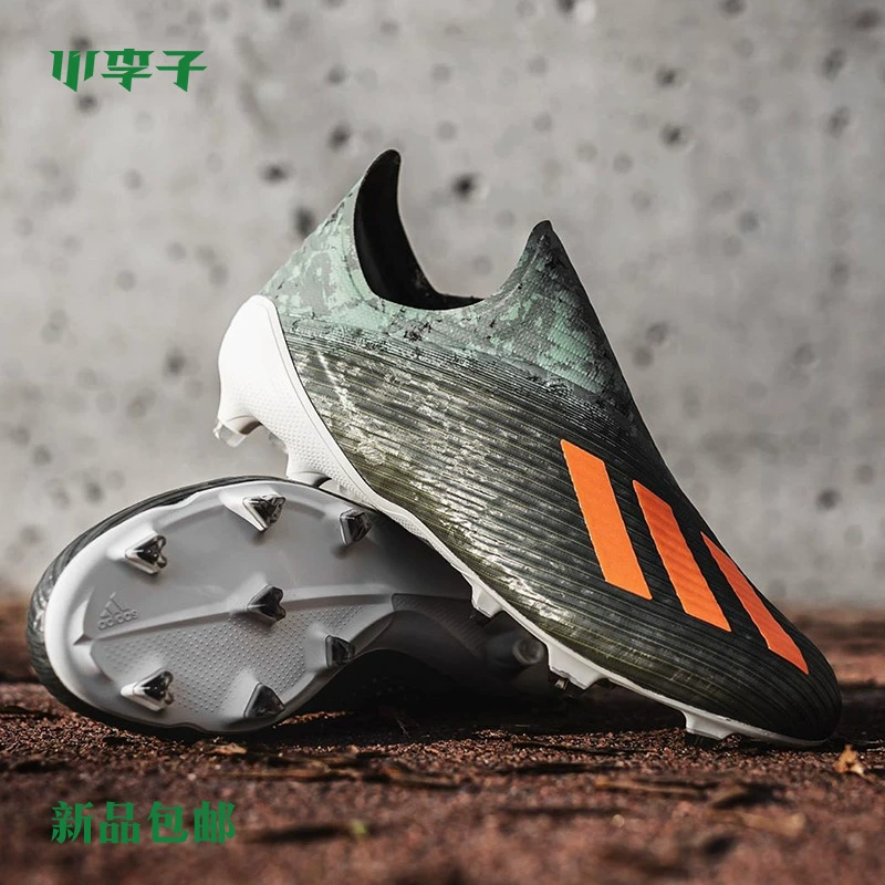 Little mận: truy cập chính hãng adidas adidas X 19+ FG giày bóng đá mũi nhọn dài nam EF8295 - Giày bóng đá