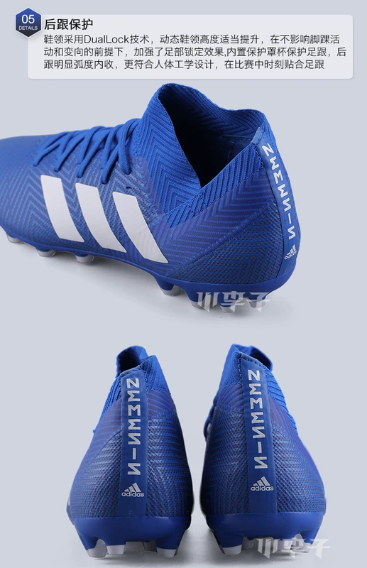 Little mận: truy cập chính hãng adidas nidaszeme18.3AG giày bóng đá móng tay ngắn nam BC0301