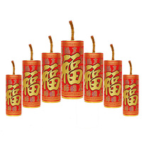 New Years Day New Years Day decorations Scene arrangement props Gunfire firecrackers and firecrackers for the Spring Festival shopping mall Shop Window Swing