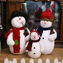 Christmas Scene Paparazzi Gifts Snowman Doll Children Gifts Swing Pieces Three Mouthpieces House Suit Doll Elk Deer