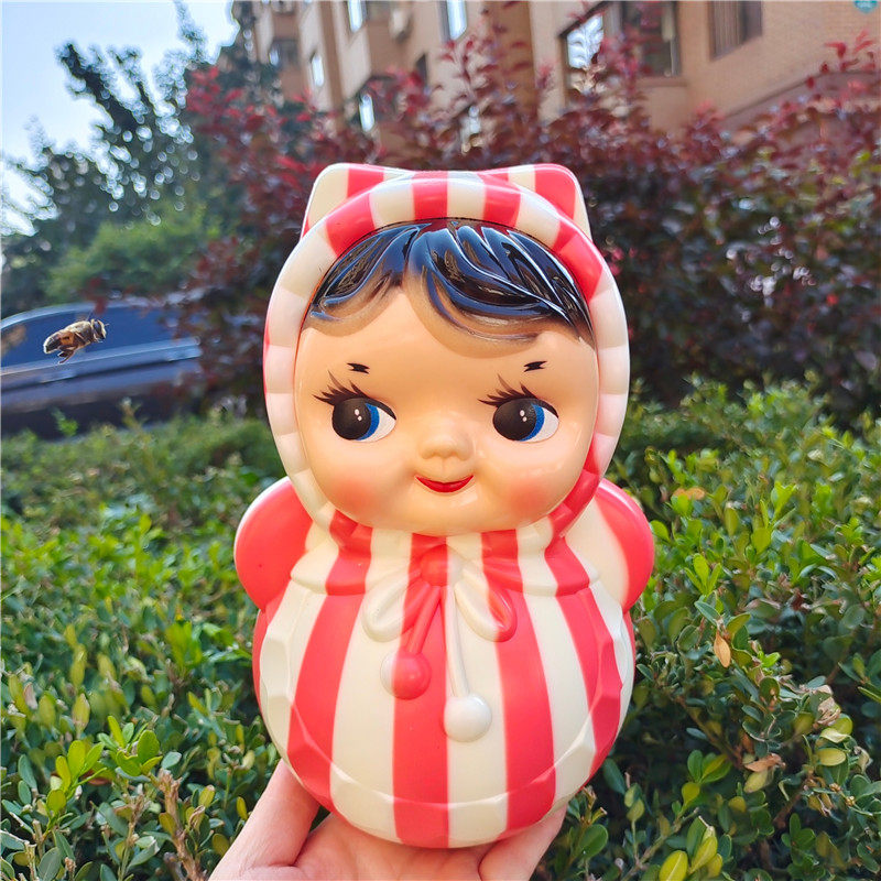 7080s retro nostalgia collection tumbler piano does not fall cat ears film and television props replica version