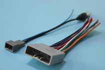 Old Honda CR-V Civic audio modified DVD machine no cutting wire conversion wire female plug FM antenna female
