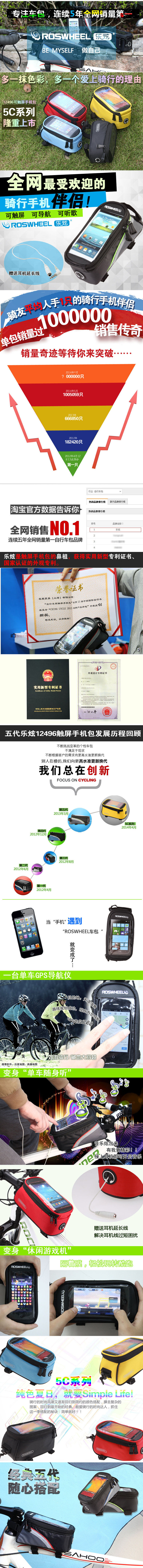 Sacoche pour vélo ROSWHEEL - Ref 2232749 Image 7