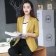 2019 mùa xuân mới Linen nhỏ Suit nữ ngắn Coat Bảy-Sleeve Kem chống nắng của phụ nữ bông Anderline nữ Slim Body