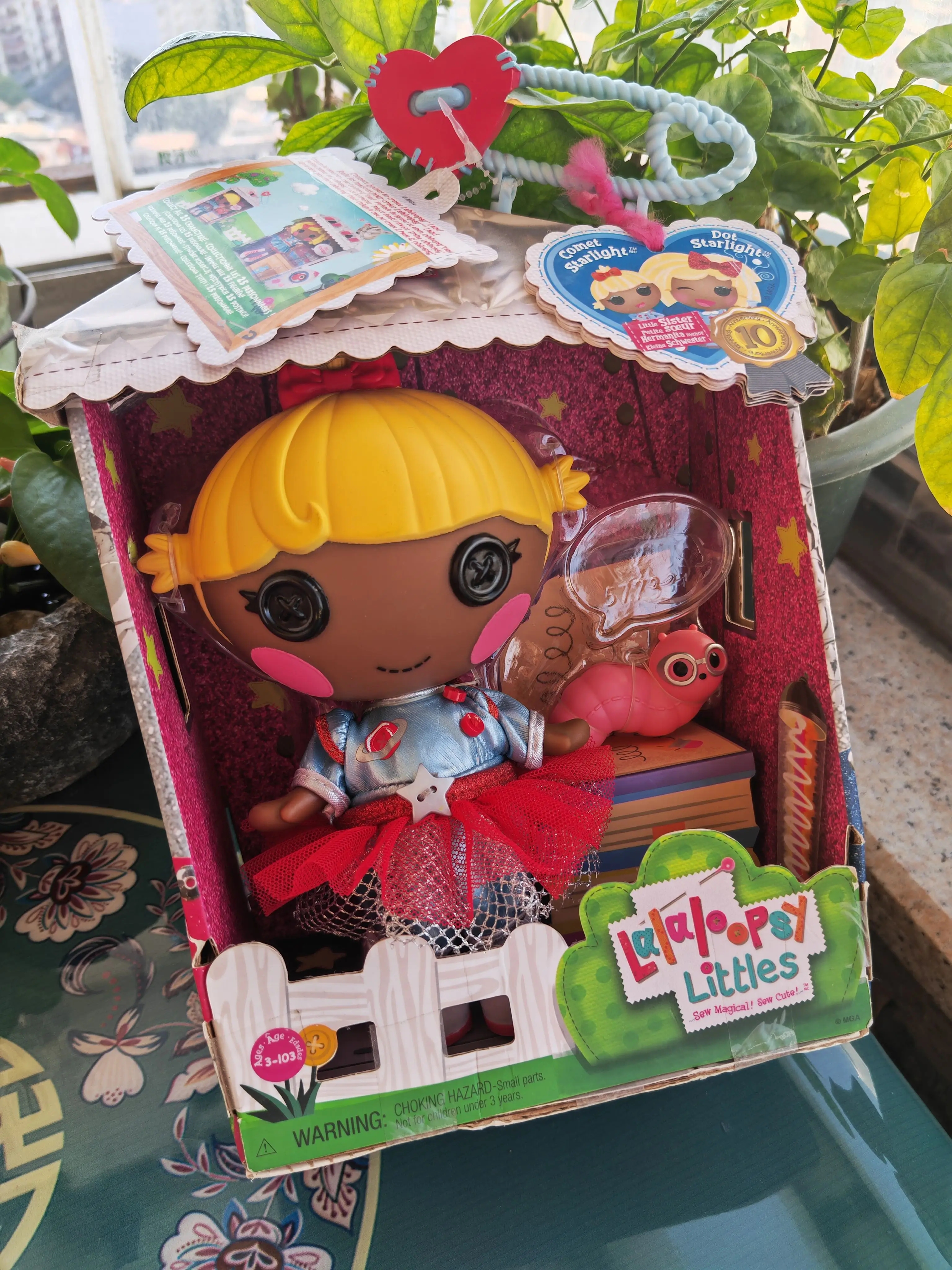 Средняя твёрдая кукла Lalaloopsy Lele, 18 см, русалка/ангел, коллекционная фигурка