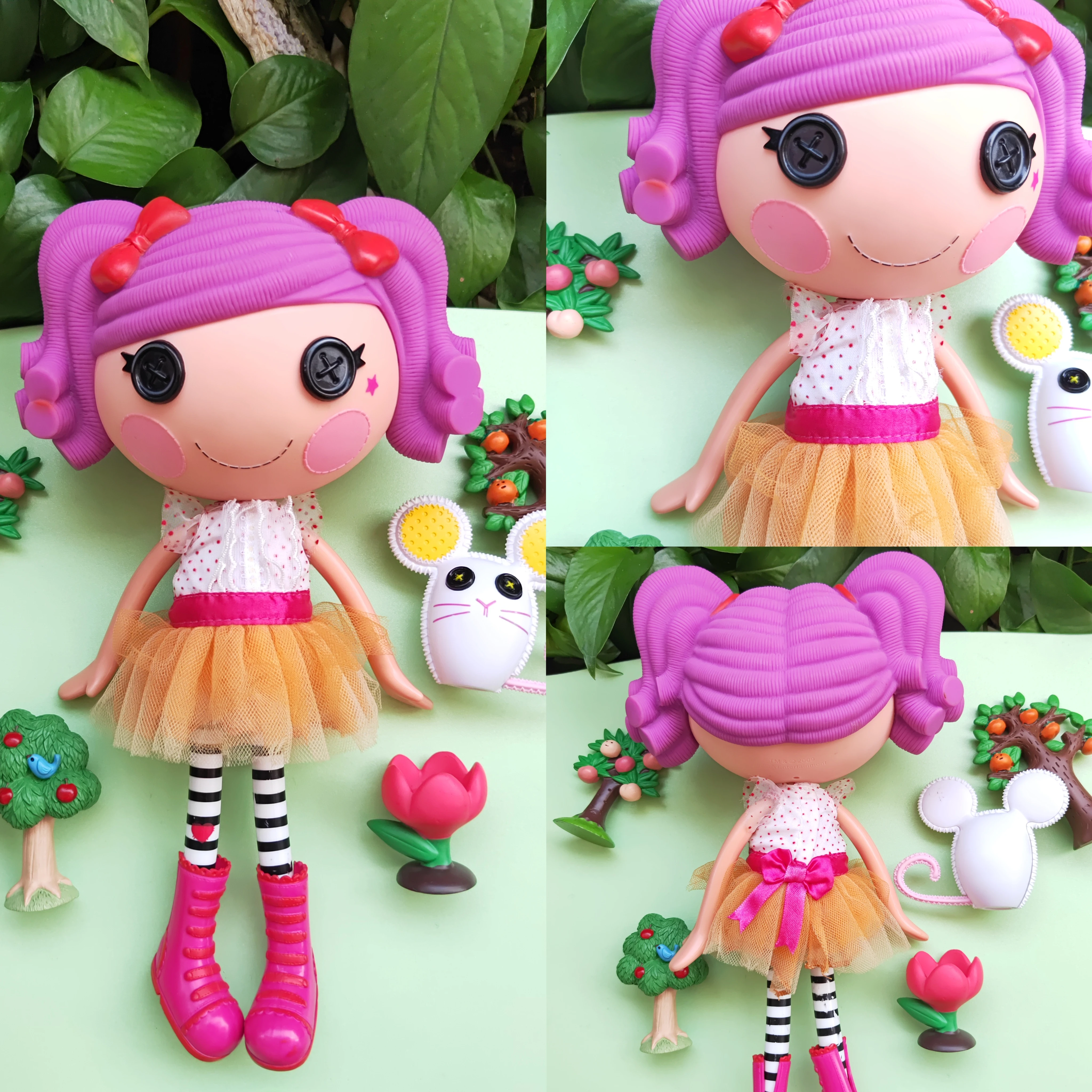 Кукла Caiyun в стиле Lalaloopsy, большая голова 9×8×2,2 см, разные модели с незначительными дефектами