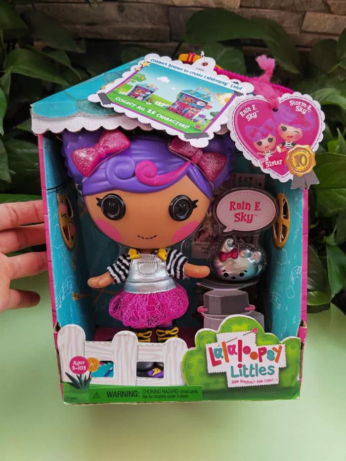 Средняя твёрдая кукла Lalaloopsy Lele, 18 см, русалка/ангел, коллекционная фигурка