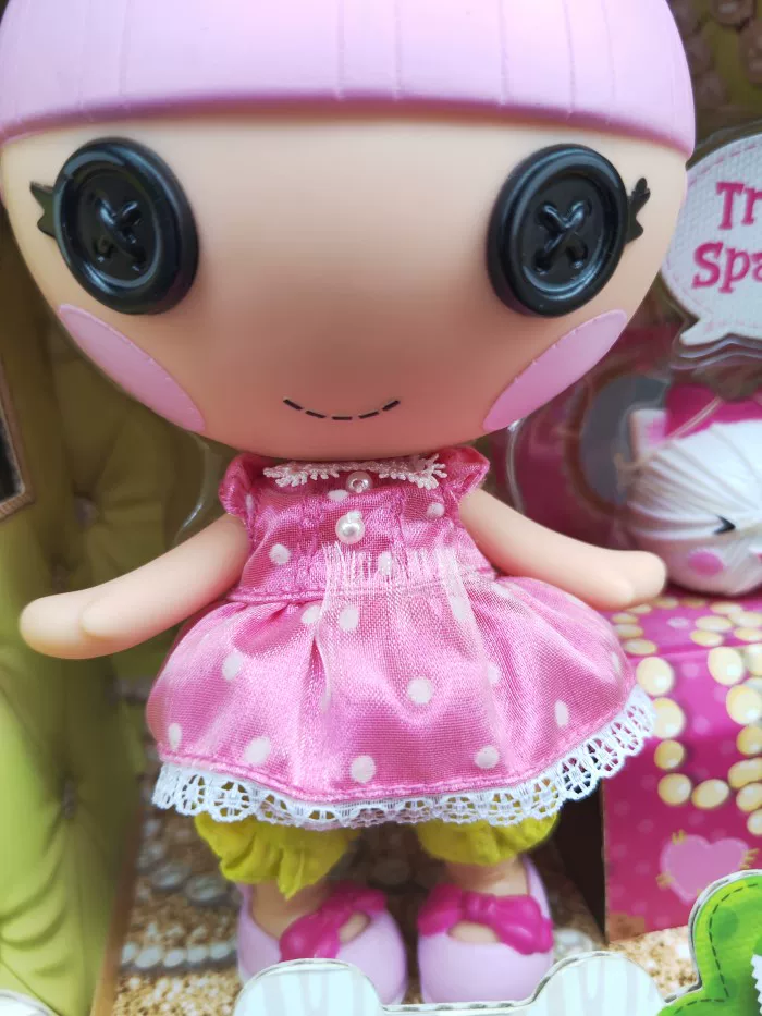 Средняя твёрдая кукла Lalaloopsy Lele, 18 см, русалка/ангел, коллекционная фигурка
