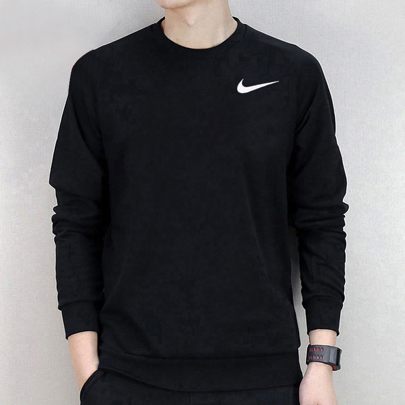 Nike Nike Vee Clothing Men's Spring Autumn Season Official Flagship Casual Round Collar Sports Hooded Sweatshirt Male BCZ7396