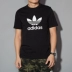 Áo thun nam Adidas Adidas nam 2019 xuân mới clover thể thao giản dị tay ngắn lỏng CW0709 Áo phông thể thao