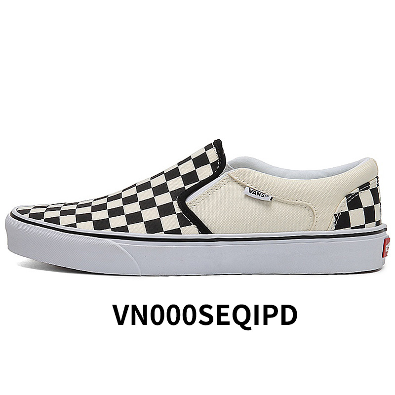 Vn000sekipd / Men'sVANS Women's Shoes Men's Shoes Official website flagship 2021 spring new pattern quality goods black and white Checkerboard skate shoes lovers Low top shoes