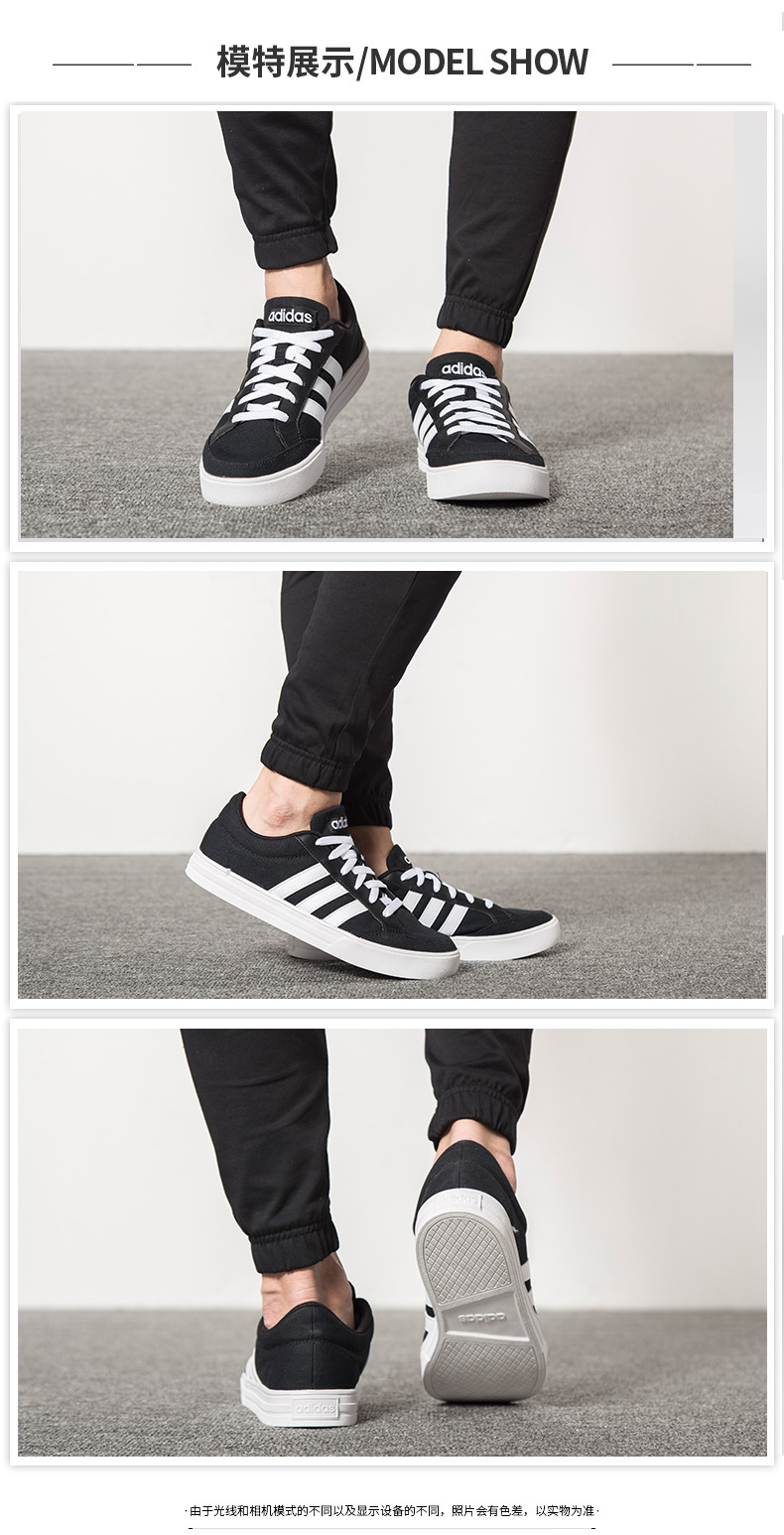 Adidas nam giày 2018 mùa hè mới NEO giày vải giày trắng sneakers giày sinh viên giày thường giày thể thao gucci