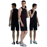 Летний эластичный дышащий быстросохнущий желтый жилет для спортзала, в обтяжку, для бега