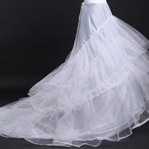 Large size tutu Oversized wedding dress skirt support daily trailing skirt lolita petticoat Bride support skirt lining group