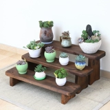 Карбонизированная антикоррозивная деревянная открытая балкона для балконов -лестница цветочная стойка многослойная сплошная деревянная скамья ступенчатая цветочное бассейн бурного окна с длинной полоску