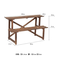 Квадратная лестничная стойка на втором этаже 100 см.