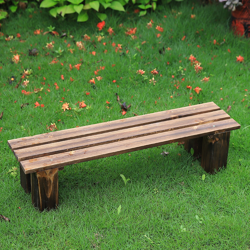 Carbonated Anticorrosive Wood Multi-Meat Flower Racks Balcony Solid Wood Flowerpots Shelf Outdoor Multilayer Combined Step Flower Shelf Special Price