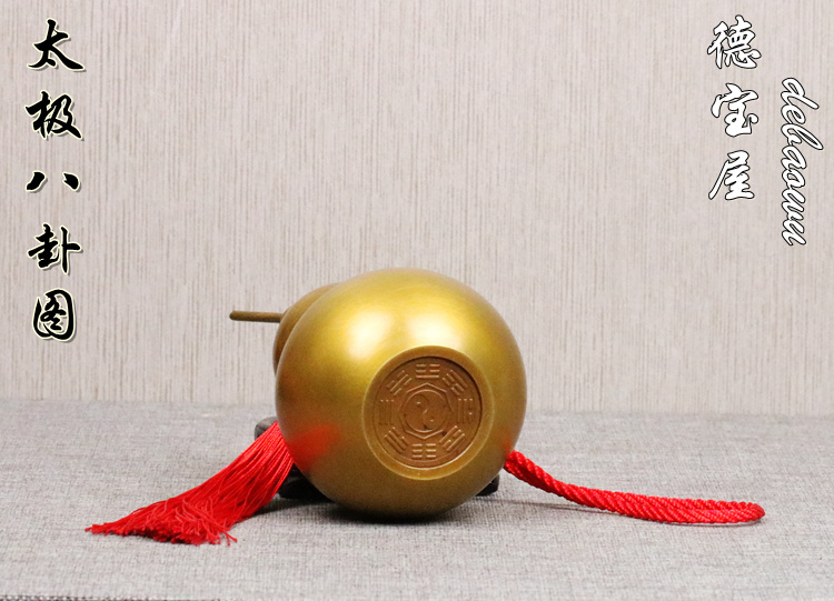 Đồng bầu phong thủy trang trí đồng nguyên chất may mắn chuyển Fu Lu Feng Shui ác nhà phố mặt dây mở kèn lớn trang trí phòng khách nhà cấp 4