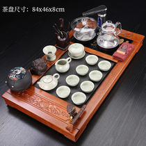 Tea set Kung Fu tea set Complete set of household Wu Jinshi living room office modern simple automatic electric tea stove