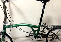 4130 chrome molybdenum steel replica folding car national cloth small cloth car BROMPTON frame color painting can be customized