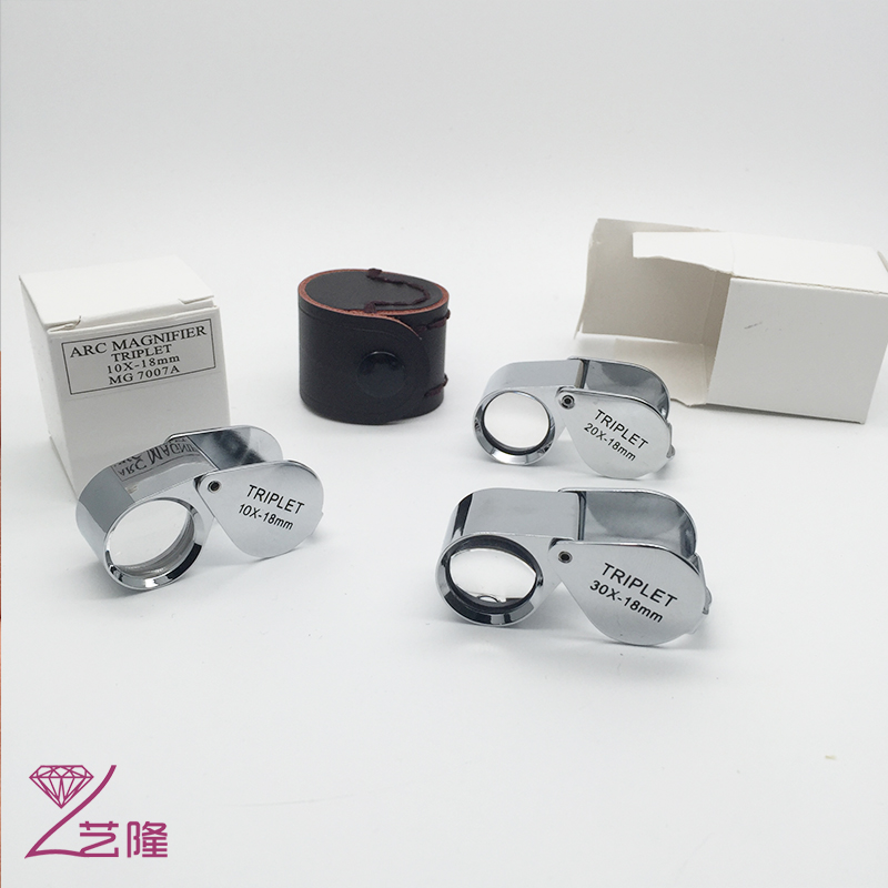 Special 10x * 18MM JEWELRY identification magnifying glass JEWELRY lovers with antique identification special