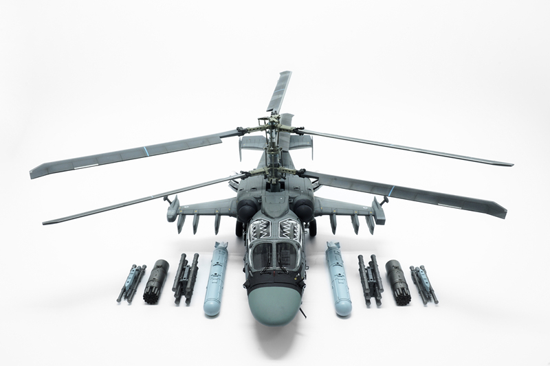 T-Model1/72 Russian Ka-52 Armed Helicopter Model Simulation Finished Product Military Miniature Artwork