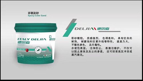 The epoxy colour sands are made of