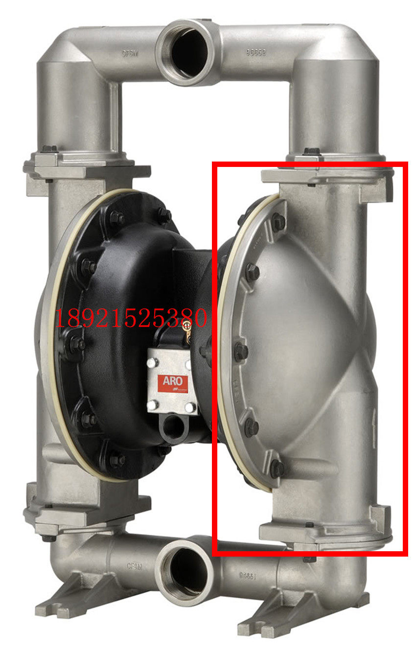 Ingosoran ARO2 inch 666271 B Pneumatic diaphragm pump fitting stainless steel fluid cover 96653