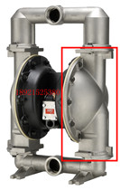 Ingersoll Rand ARO2 inch 666271 B pneumatic diaphragm pump fittings stainless steel fluid cover 96653