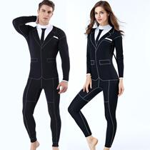 New 3MM male and female wetsuit conjoined thickened anti-chill warm diving suit waterproof motherssuit suit diving suit