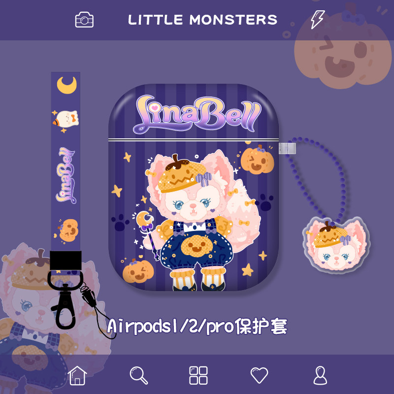 Apple airpods3 generation pro protective sleeves small crowdsourced cute airpods2 wireless Bluetooth headphone shell silicone gel