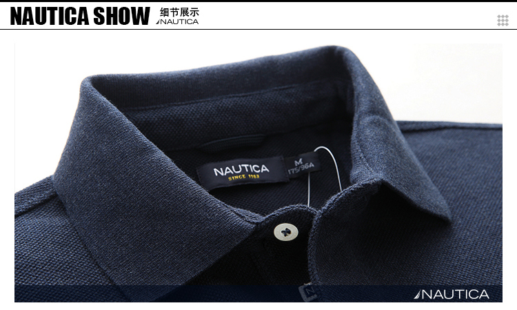 Áo thun Bắc Âu dành cho doanh nhân trung niên đan Paul mùa thu lỏng tay dài bằng vải cotton cỡ lớn áo polo nam áo sơ mi polo