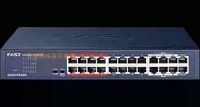 FAST FAST FCS1124D 24 ports 100 megabit security monitoring private exchange industrial network management routing