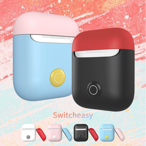 Switcheasy Fish Bone Bone Brand Apple Airpods защитные кремниевые антиконтрализовые настройки личности