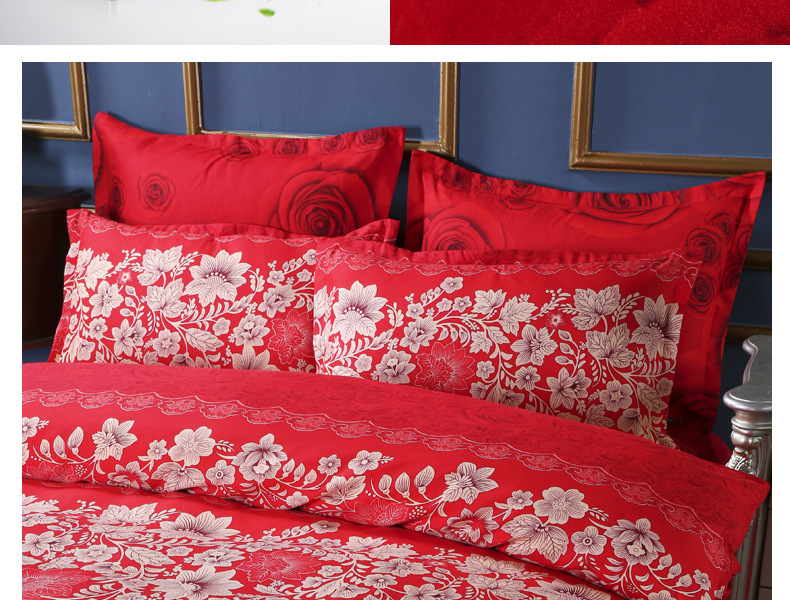 Hàn Quốc tăng gấp đôi dày chải twill dệt giường giường váy một gia đình bốn lớp đầu tiên polyester bedspread 01 - Trang bị tấm ga trải giường spa
